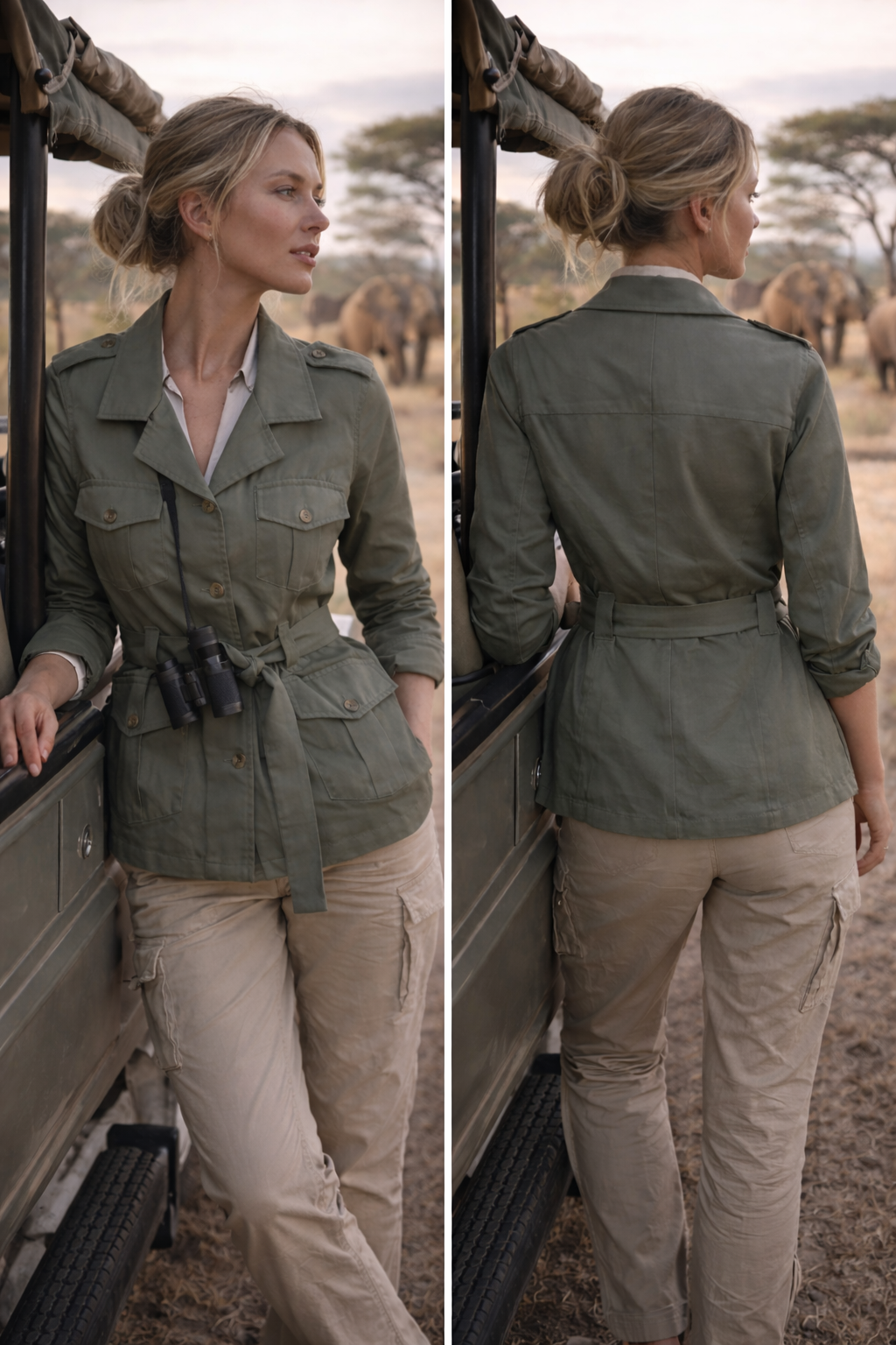 Galana belted Jacket