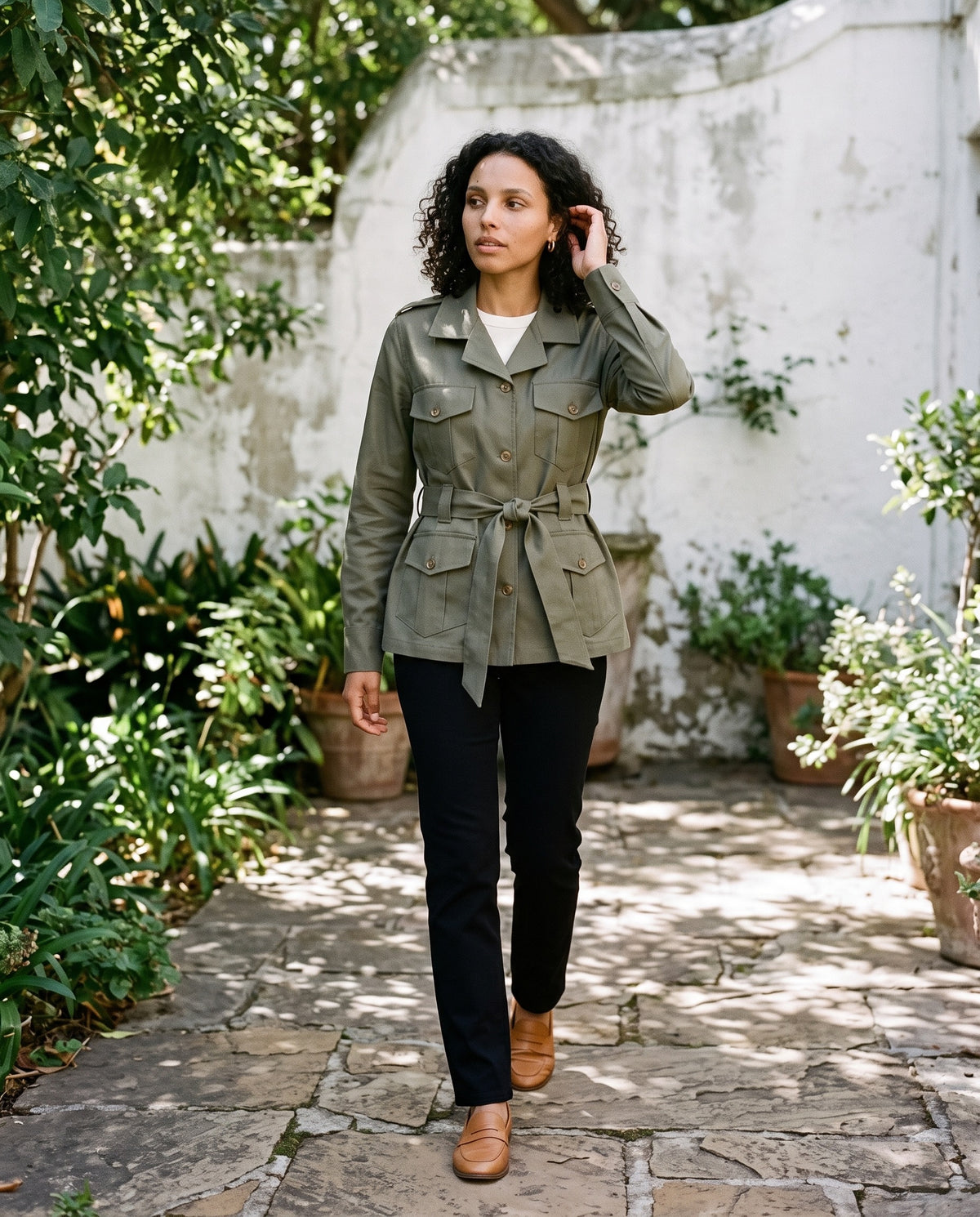 Galana belted Jacket