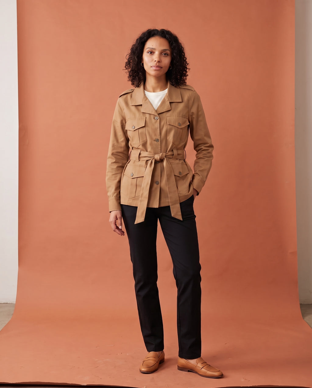 Galana belted Jacket