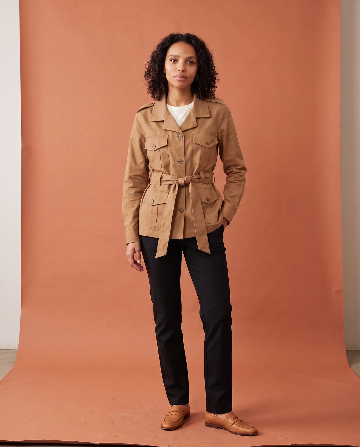 Galana belted Jacket