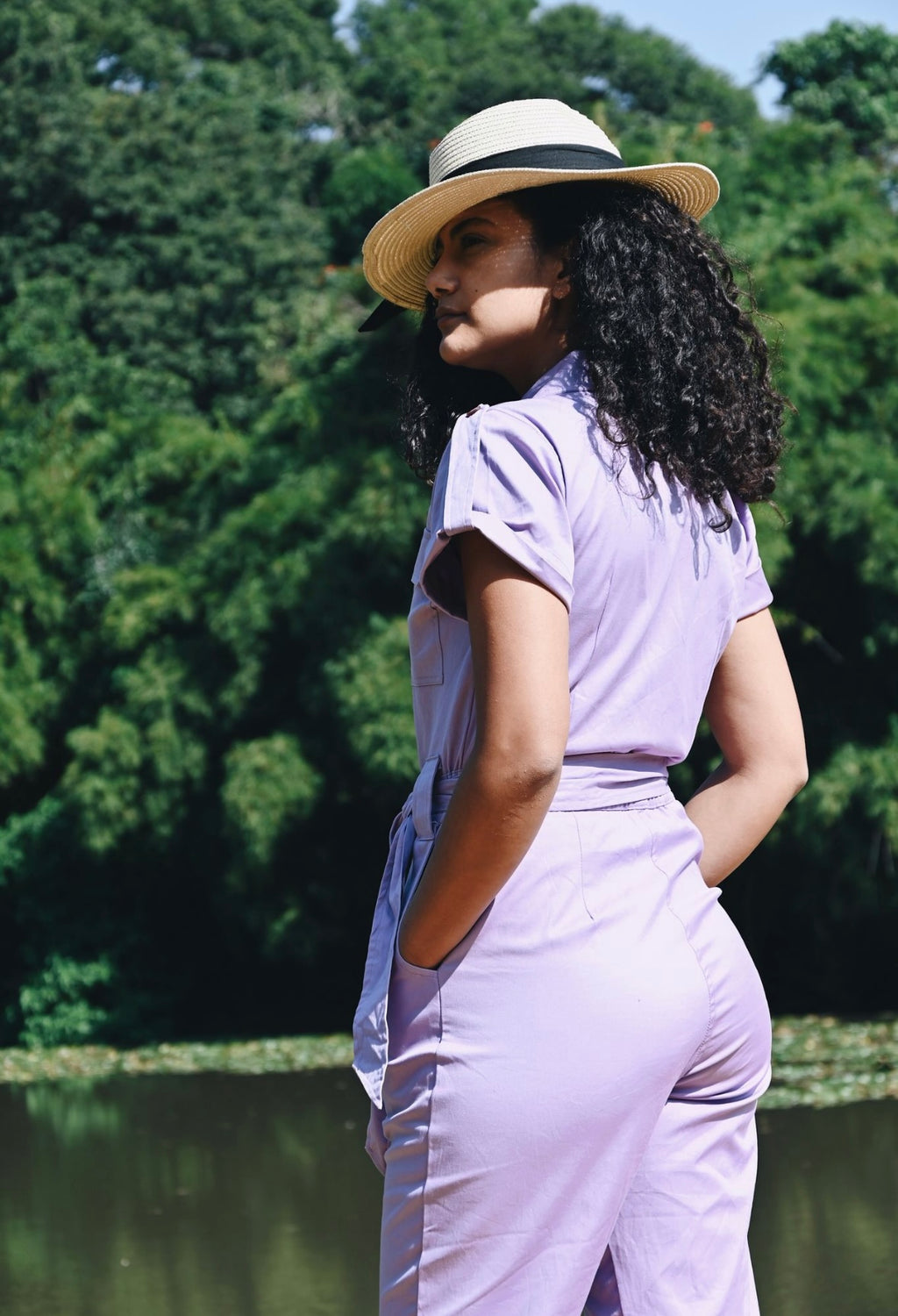 Lavender jumpsuit