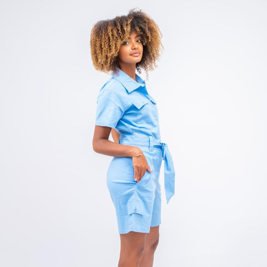 Sky  Blue Romper